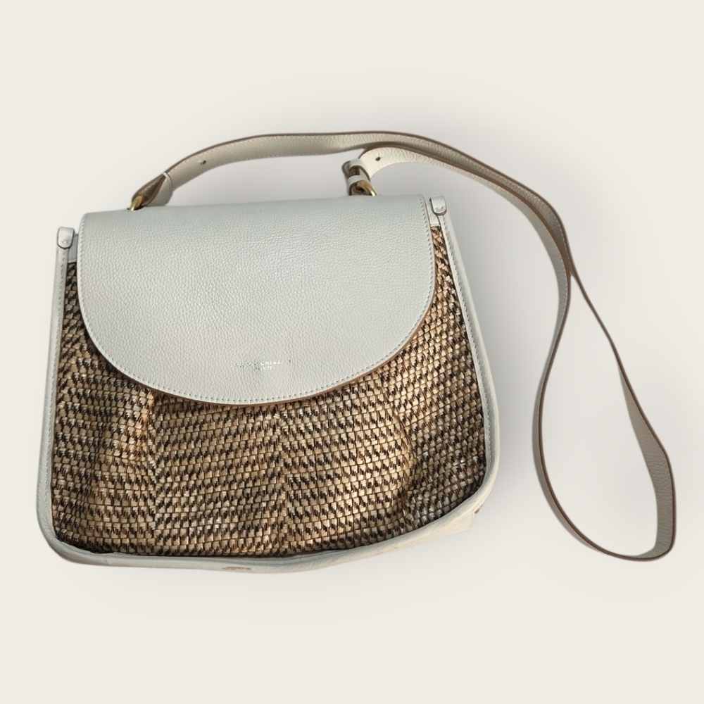 Gianni Chiarini Firenze Woven Leather Crossbody Bag Made in Italy - Picture 2 of 12